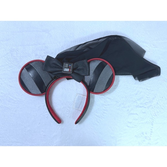 Disney Accessories - Disney Parks Star Wars DARTH VADER Minnie Mouse Ears Headband with Veil